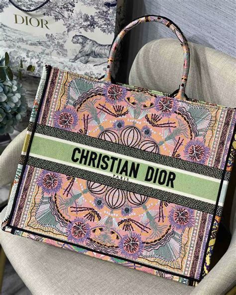 christian dior tote colorful|christian dior tote bag clearance.